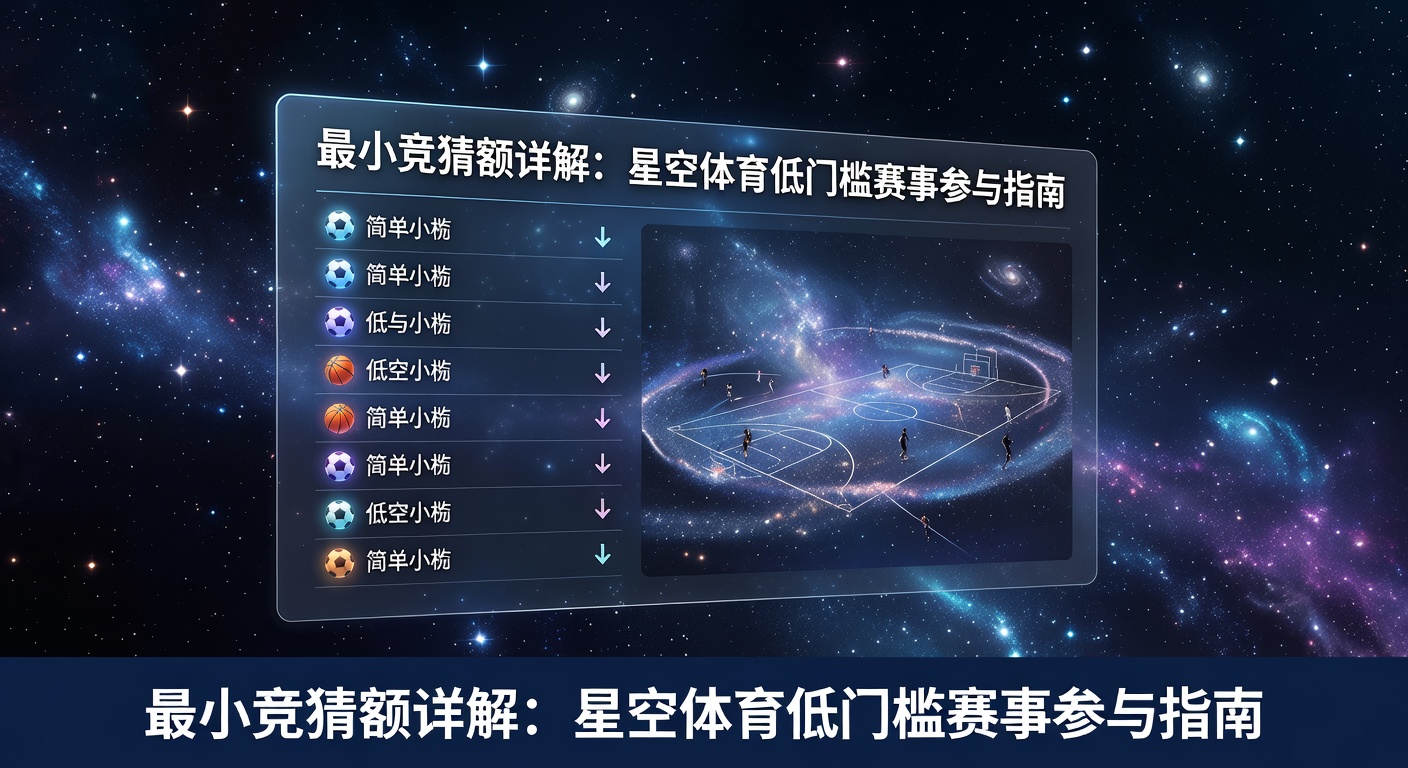最小竞猜额详解：星空体育低门槛赛事参与指南