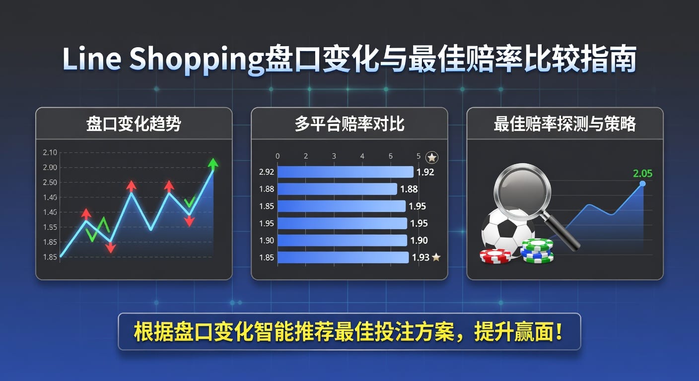 Line Shopping 最佳赔率比较：2026体育竞猜优化技巧