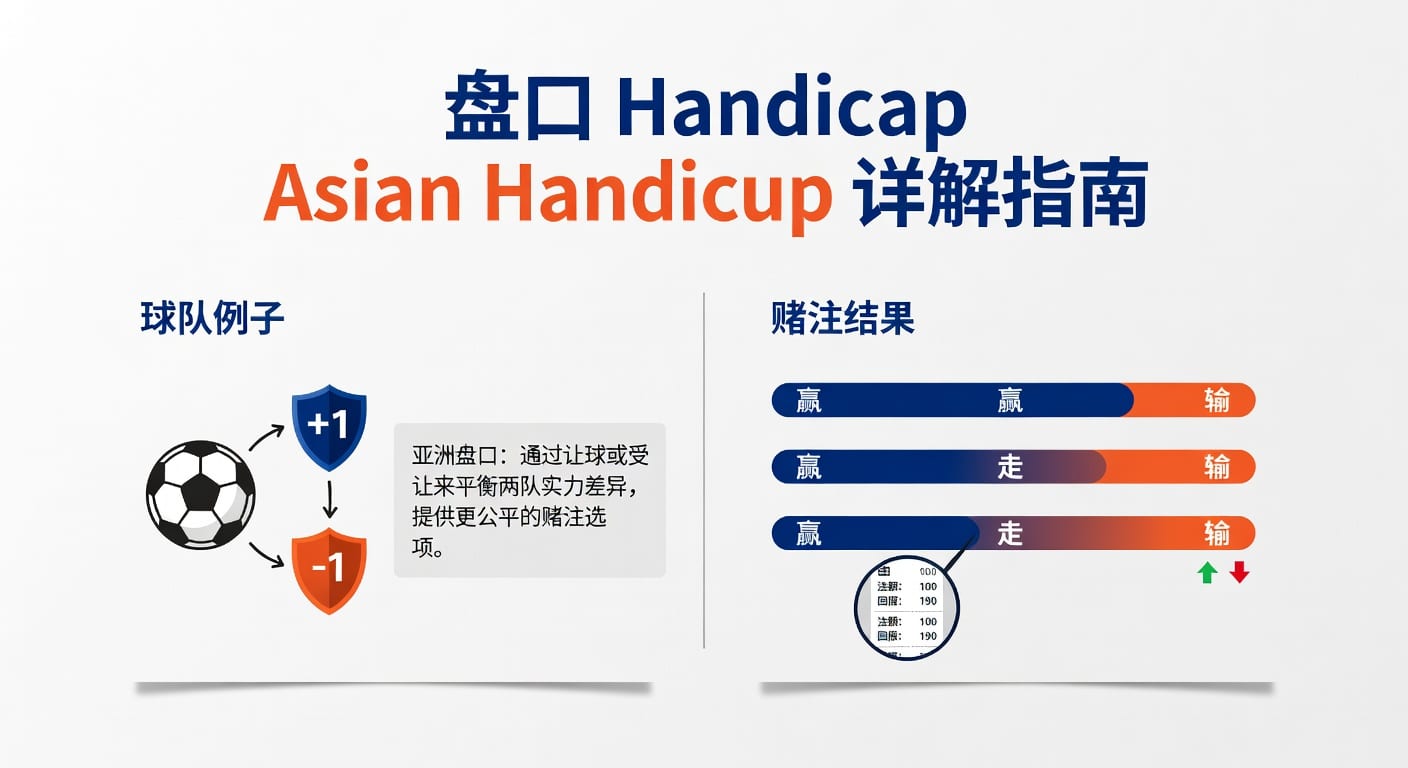 盘口 Handicap Asian Handicap 详解：赛事分析技巧